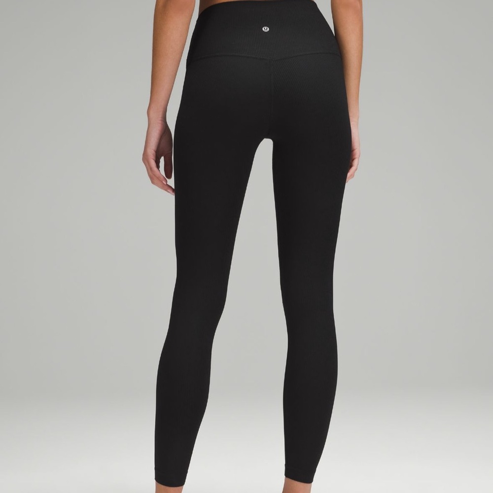 Lululemon Black Ribbed Leggings